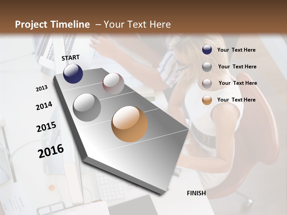 Editor Office Model PowerPoint Template