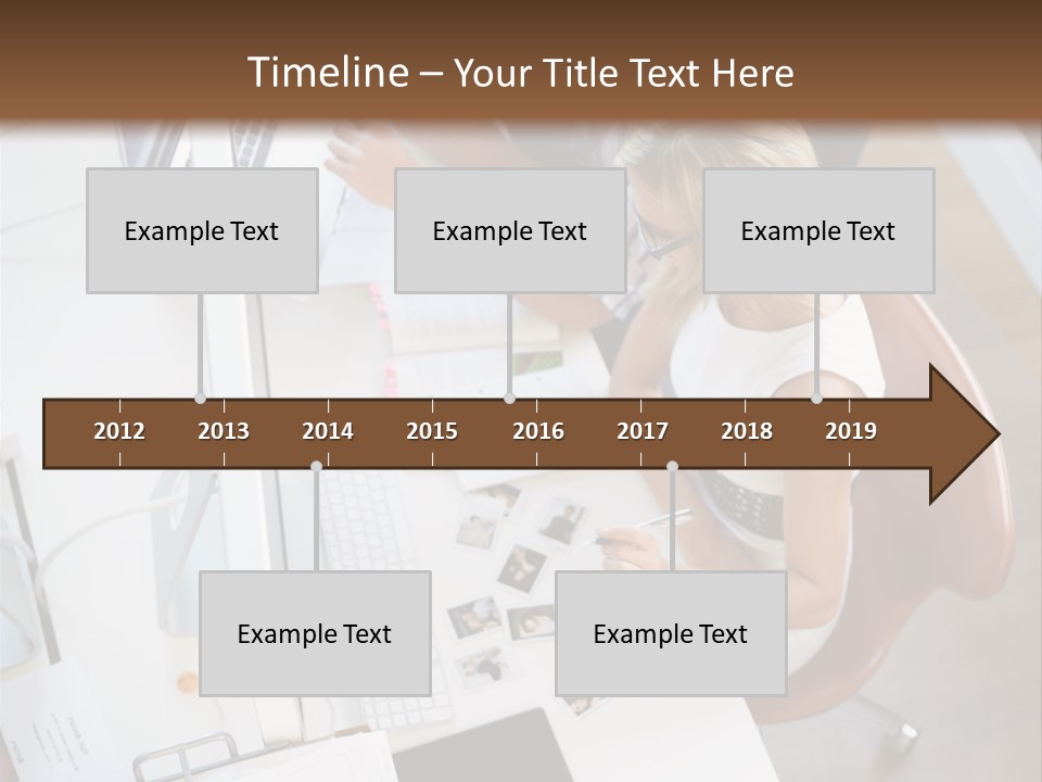 Editor Office Model PowerPoint Template
