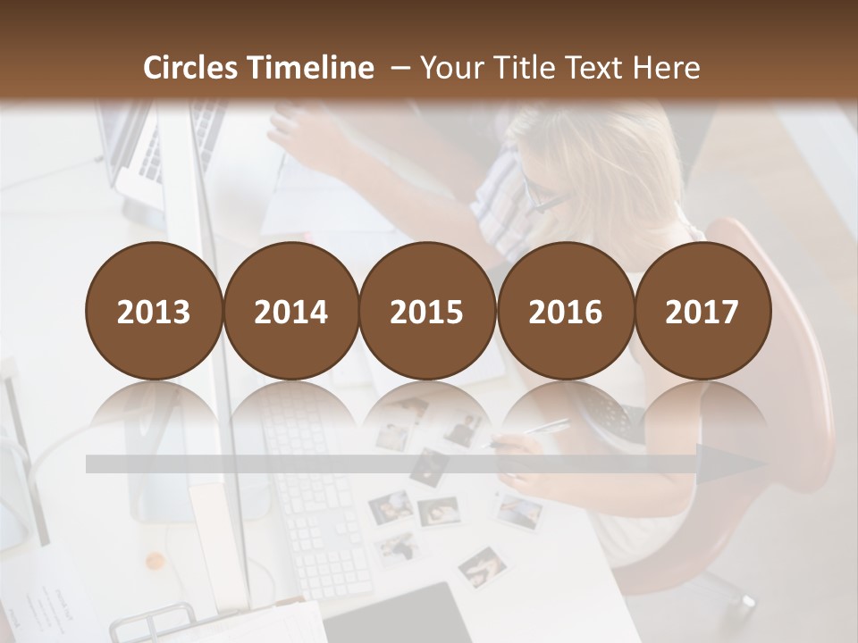 Editor Office Model PowerPoint Template