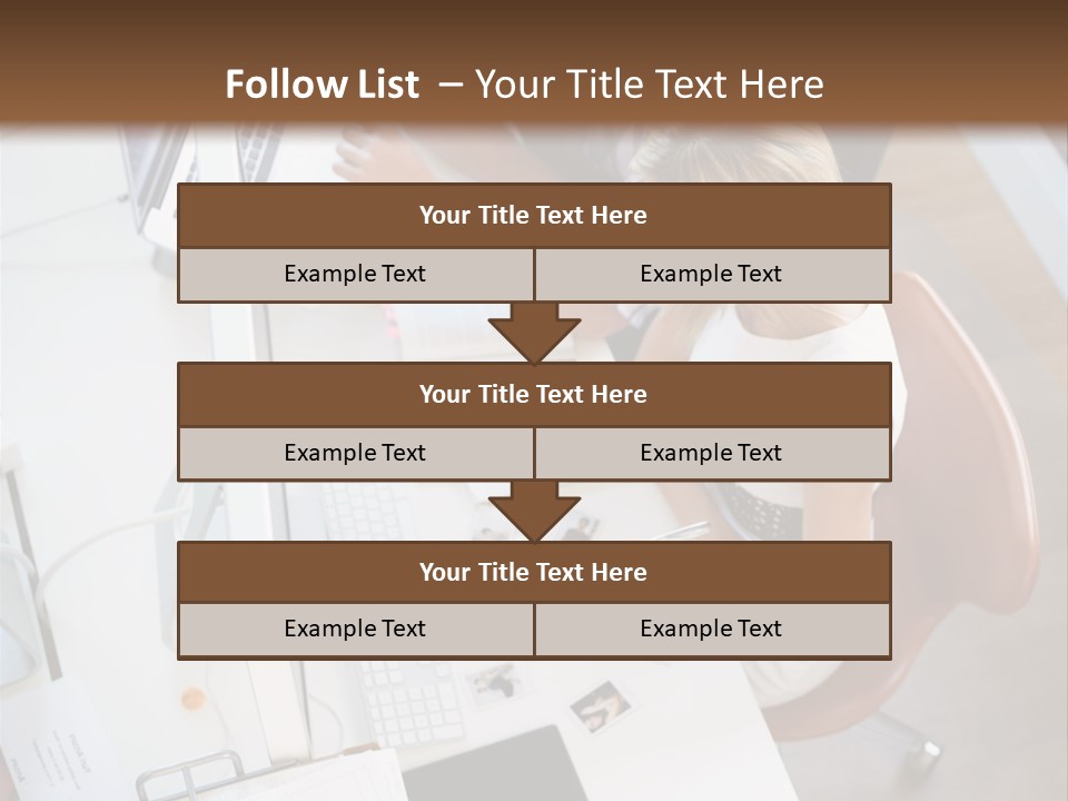 Editor Office Model PowerPoint Template