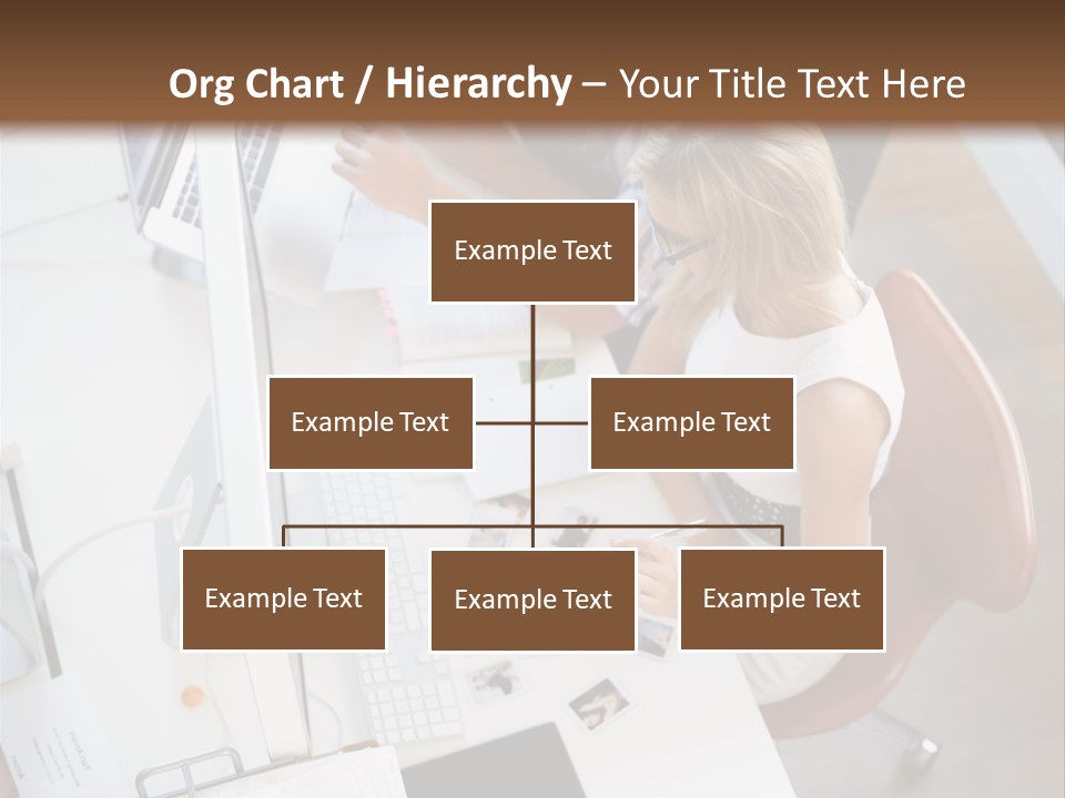 Editor Office Model PowerPoint Template