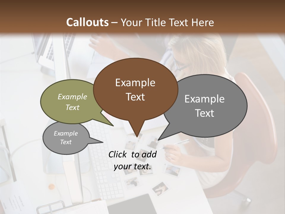 Editor Office Model PowerPoint Template