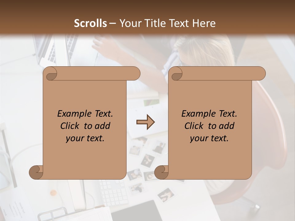 Editor Office Model PowerPoint Template