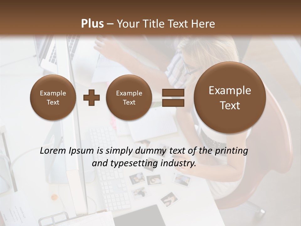 Editor Office Model PowerPoint Template