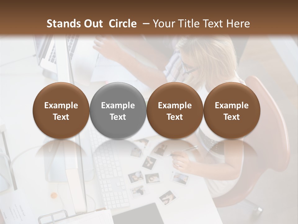 Editor Office Model PowerPoint Template