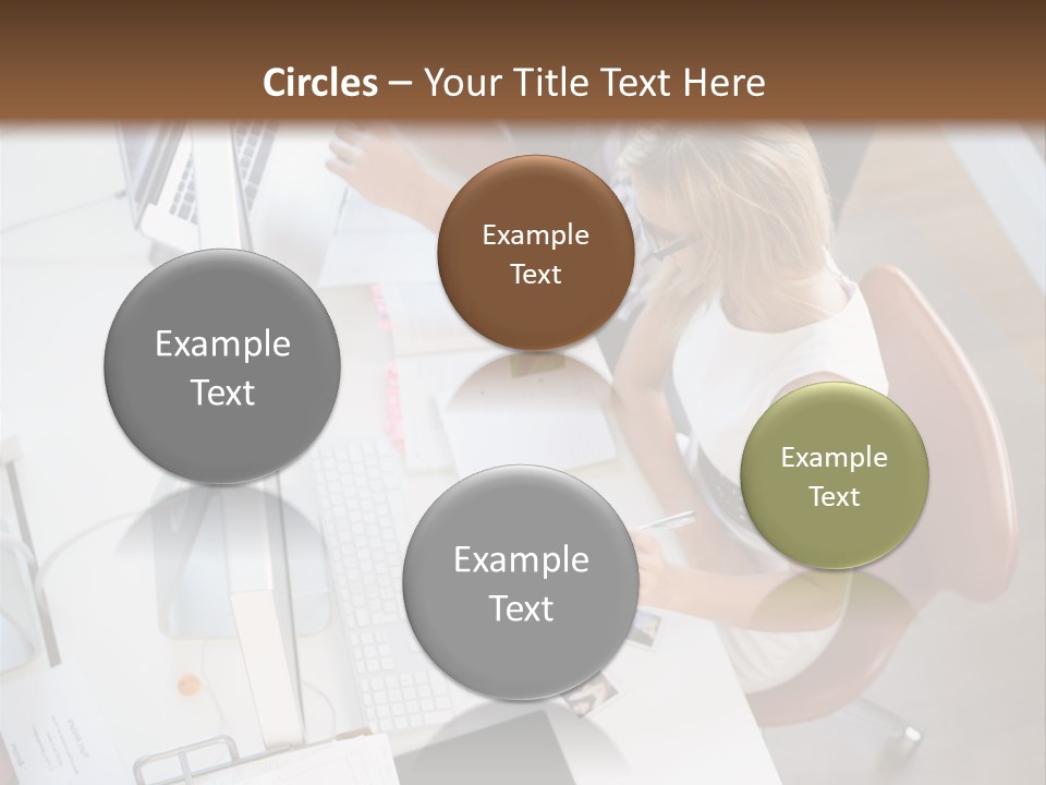 Editor Office Model PowerPoint Template