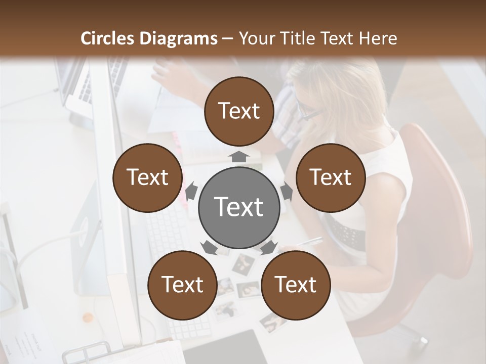 Editor Office Model PowerPoint Template