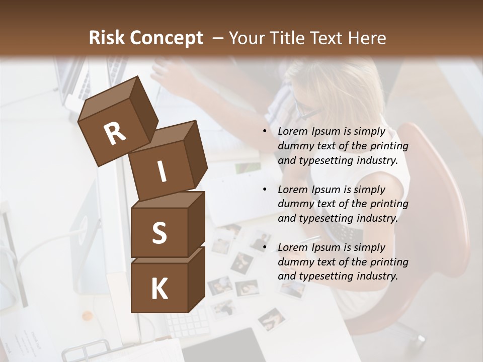 Editor Office Model PowerPoint Template