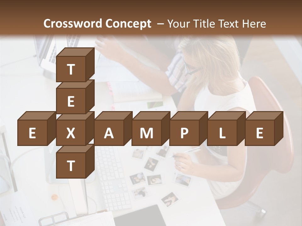 Editor Office Model PowerPoint Template