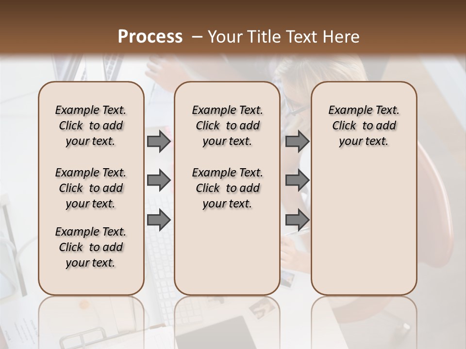 Editor Office Model PowerPoint Template
