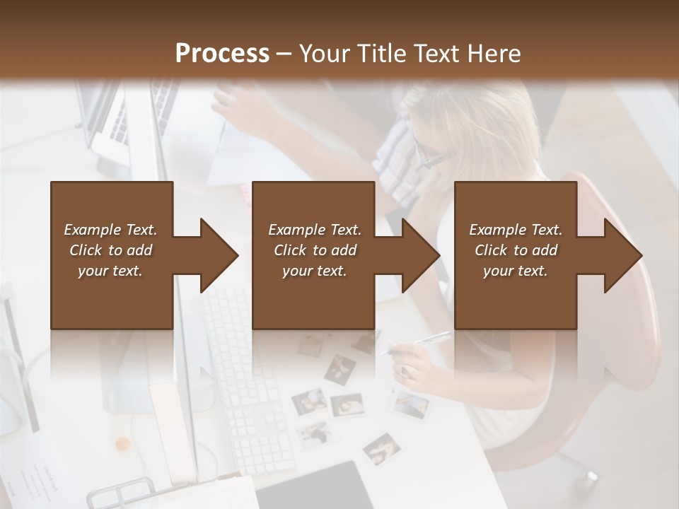 Editor Office Model PowerPoint Template