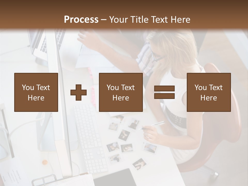Editor Office Model PowerPoint Template