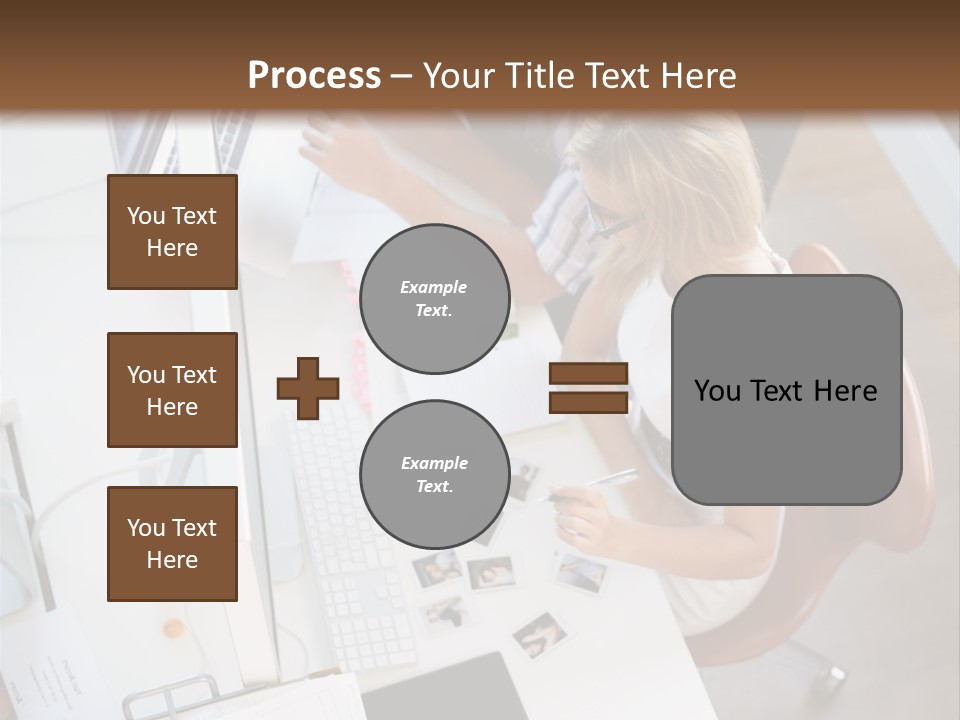 Editor Office Model PowerPoint Template