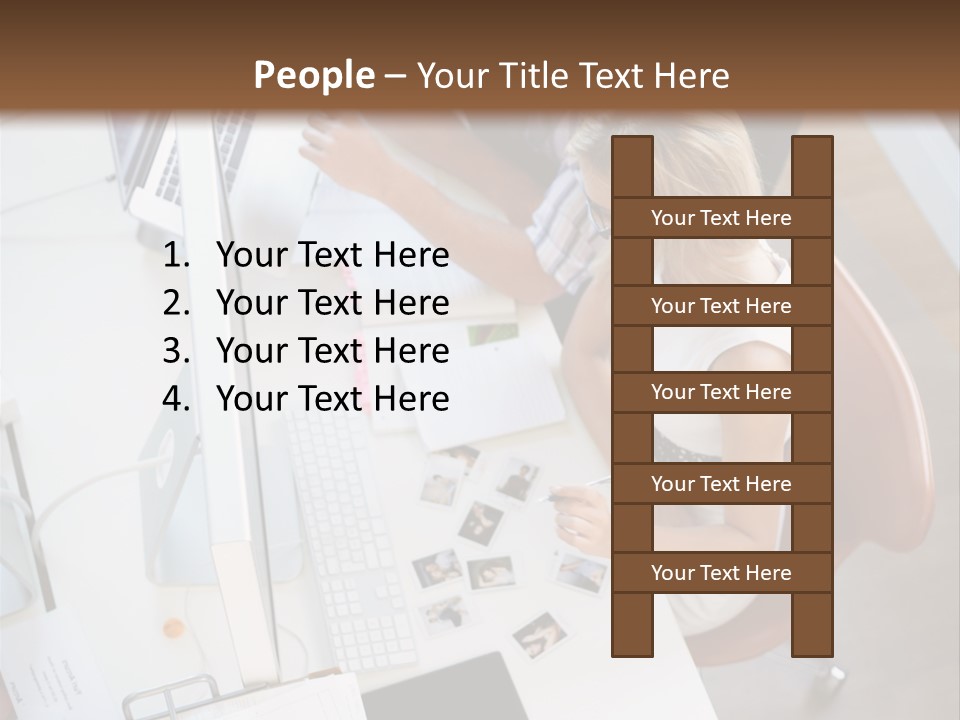 Editor Office Model PowerPoint Template