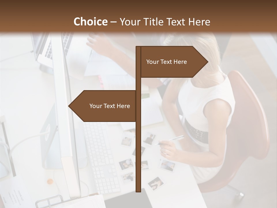Editor Office Model PowerPoint Template