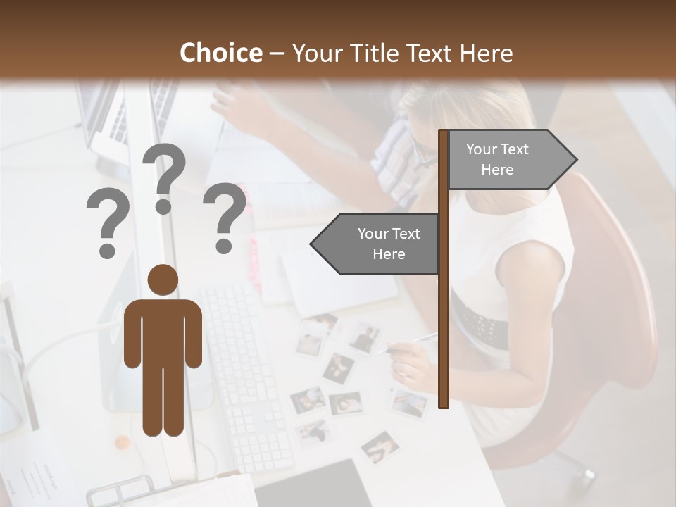 Editor Office Model PowerPoint Template