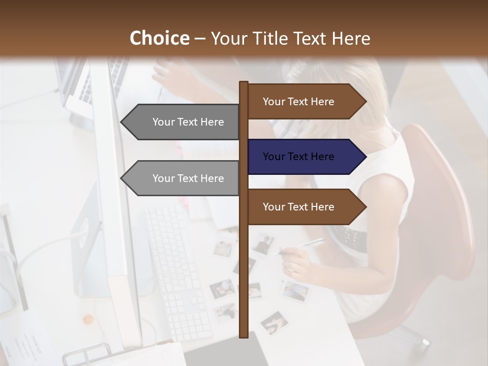 Editor Office Model PowerPoint Template