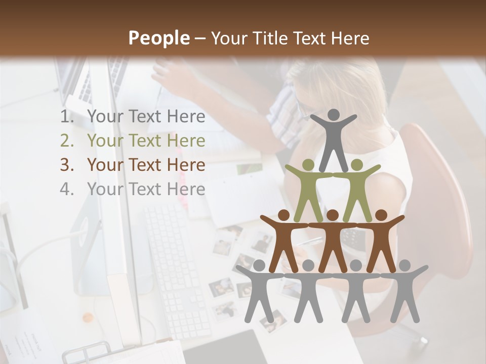 Editor Office Model PowerPoint Template