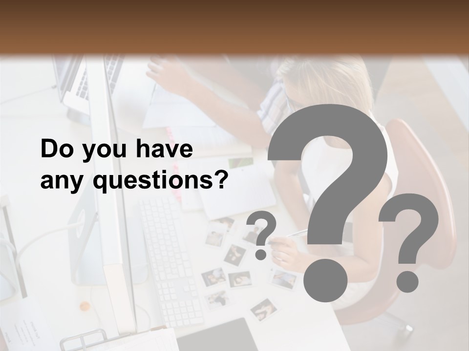 Editor Office Model PowerPoint Template