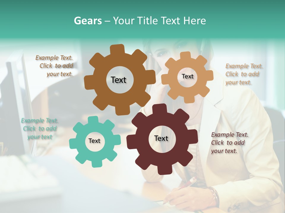 Occupation Workplace Positivity PowerPoint Template