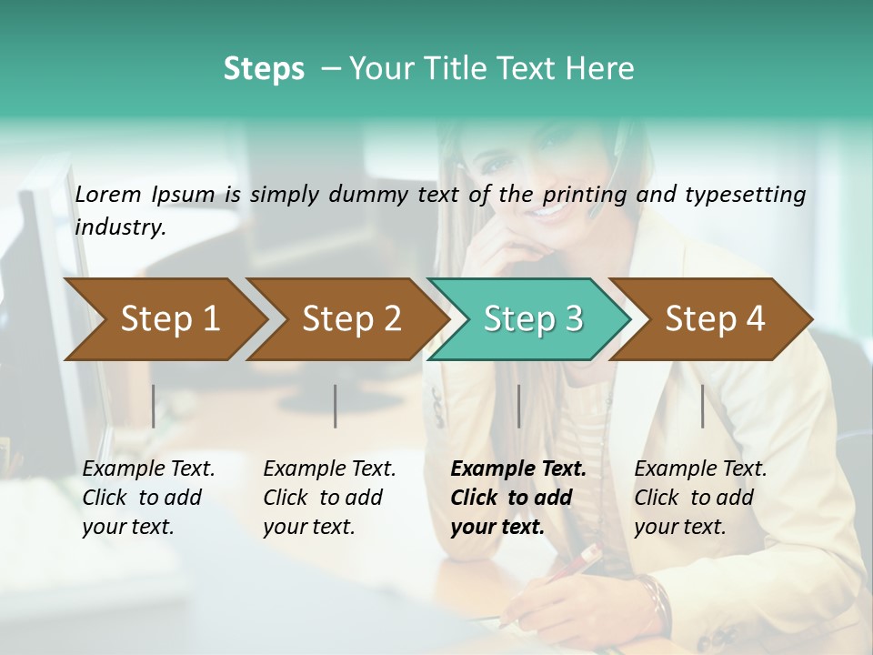 Occupation Workplace Positivity PowerPoint Template