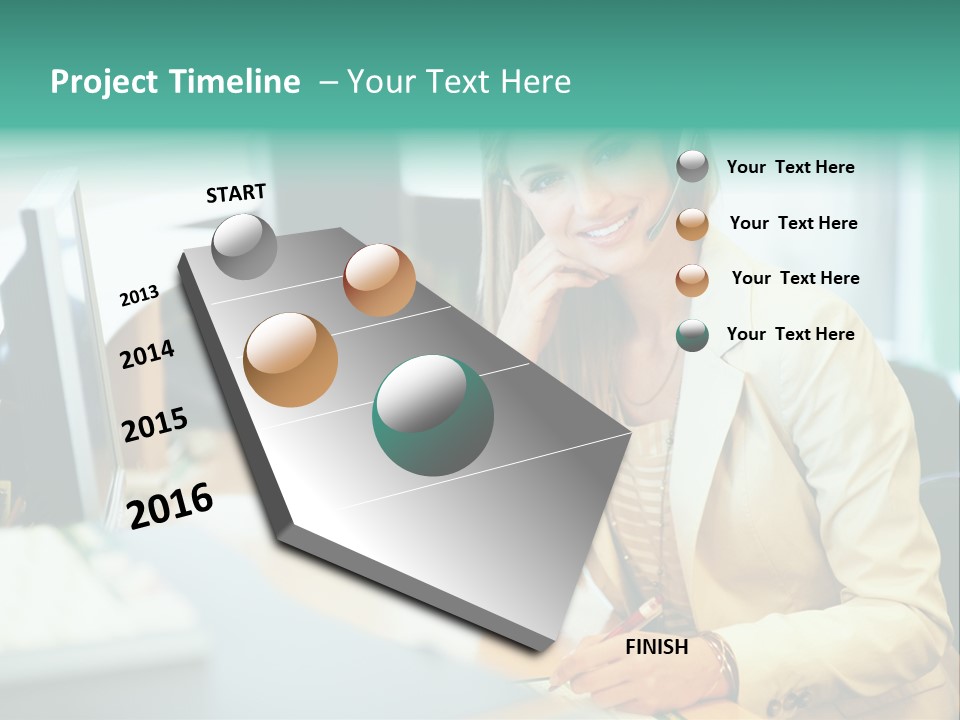 Occupation Workplace Positivity PowerPoint Template