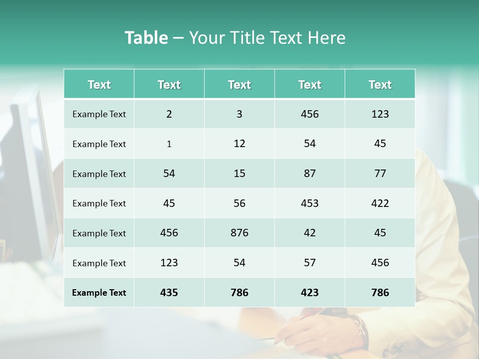 Occupation Workplace Positivity PowerPoint Template