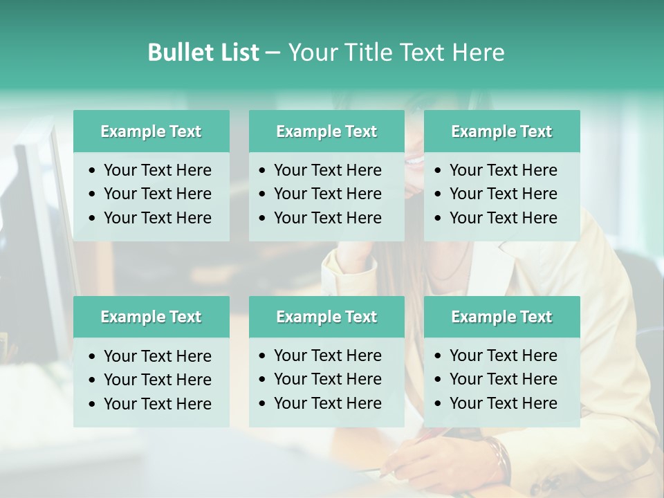 Occupation Workplace Positivity PowerPoint Template