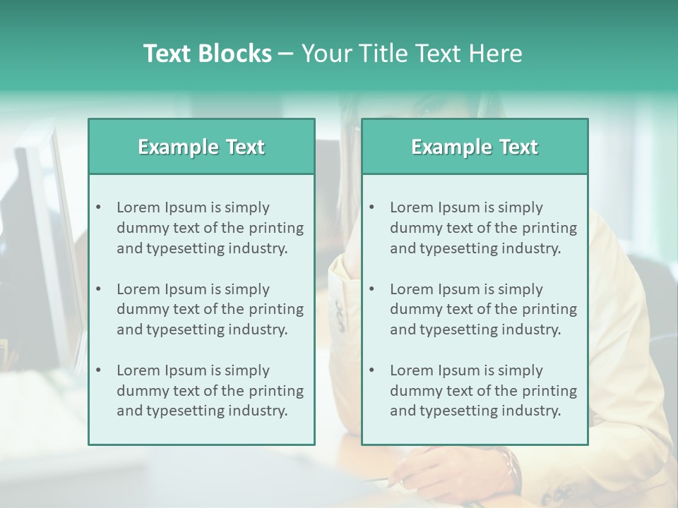 Occupation Workplace Positivity PowerPoint Template