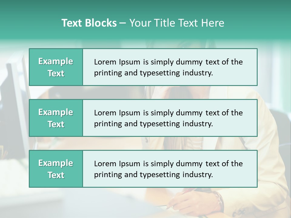 Occupation Workplace Positivity PowerPoint Template