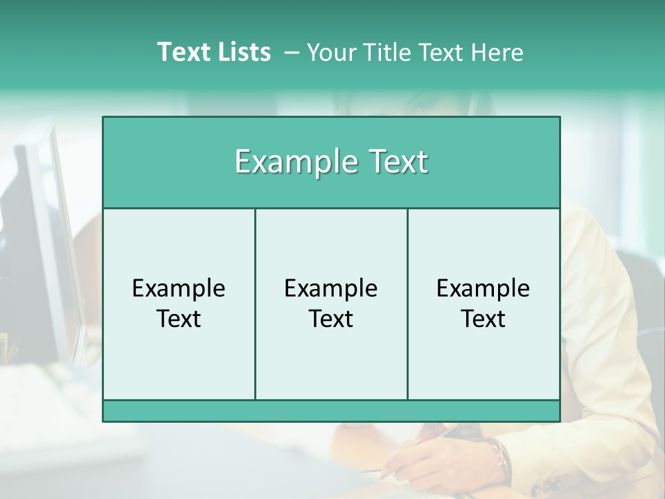 Occupation Workplace Positivity PowerPoint Template