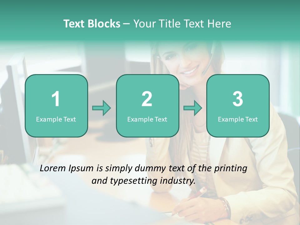 Occupation Workplace Positivity PowerPoint Template