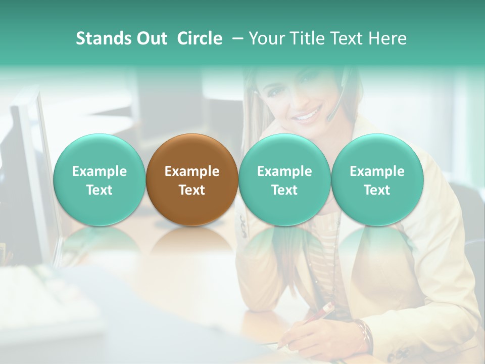 Occupation Workplace Positivity PowerPoint Template