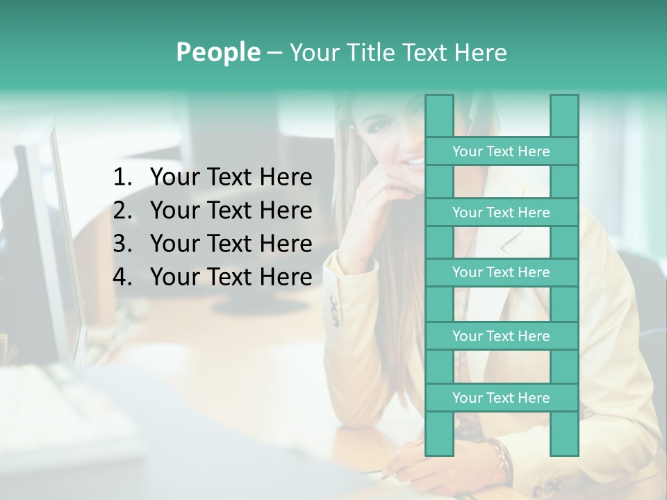 Occupation Workplace Positivity PowerPoint Template
