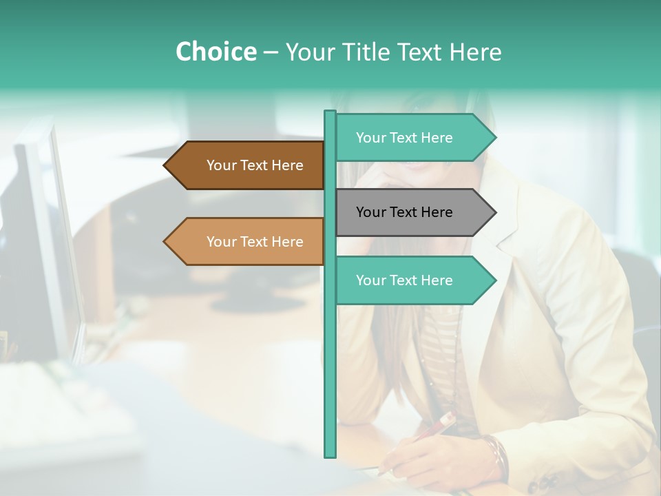 Occupation Workplace Positivity PowerPoint Template