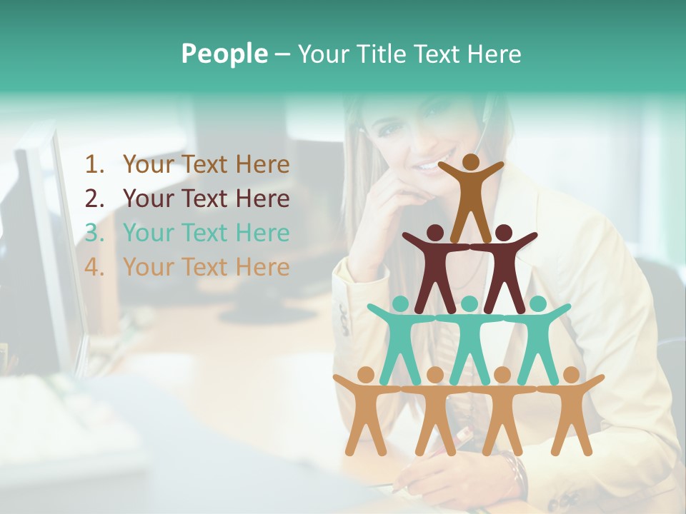 Occupation Workplace Positivity PowerPoint Template