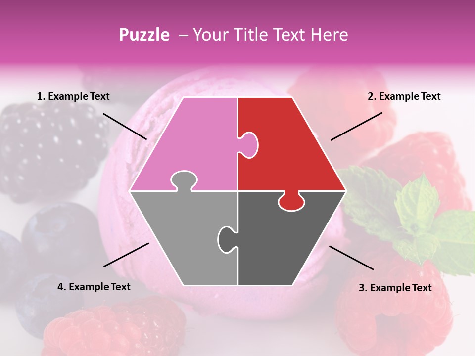 Purple Sweet Fresh PowerPoint Template