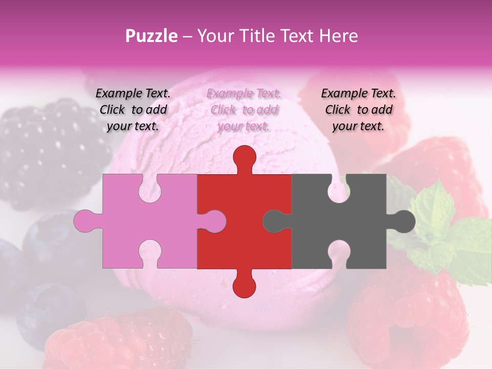 Purple Sweet Fresh PowerPoint Template
