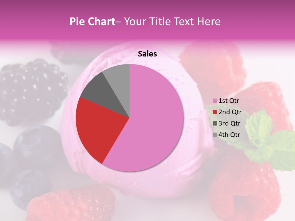 Purple Sweet Fresh PowerPoint Template