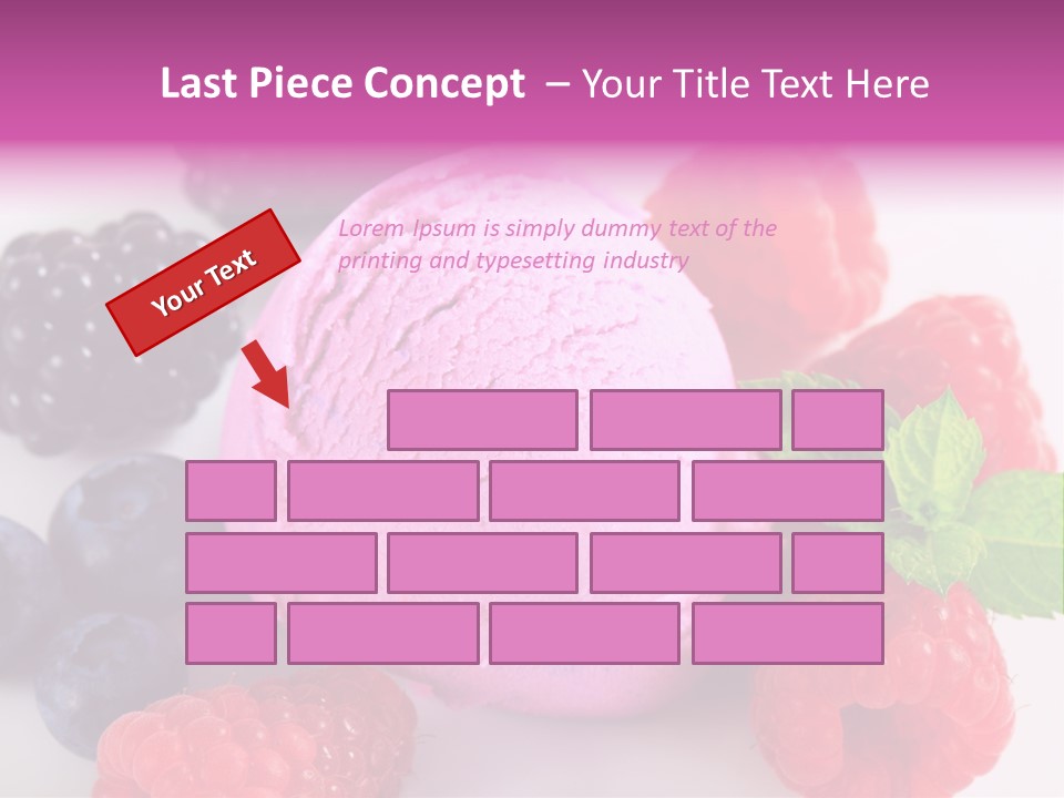 Purple Sweet Fresh PowerPoint Template