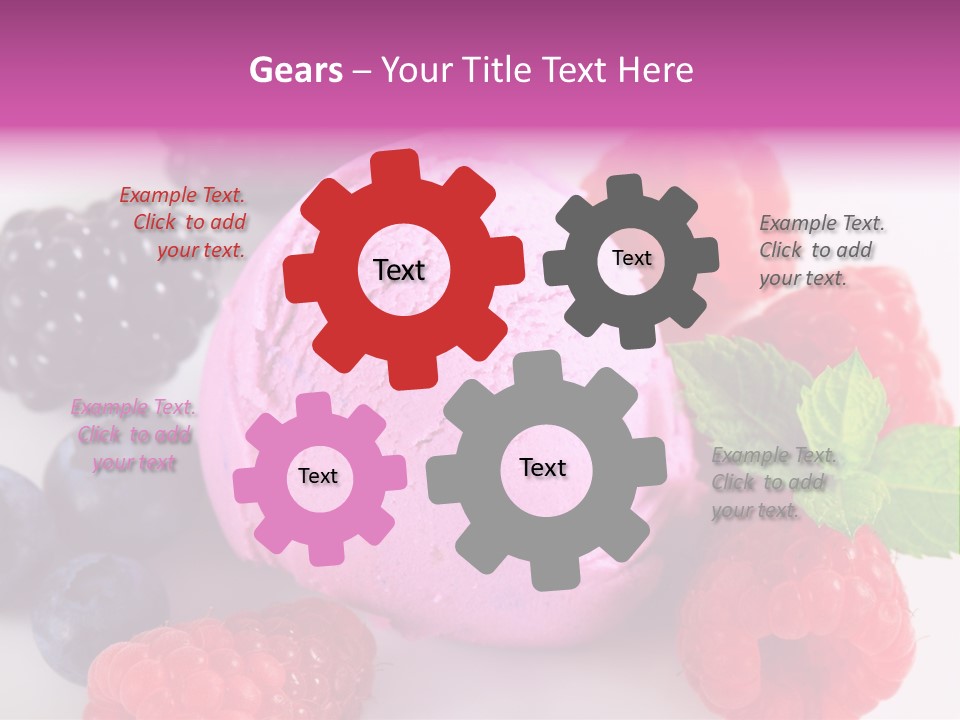 Purple Sweet Fresh PowerPoint Template