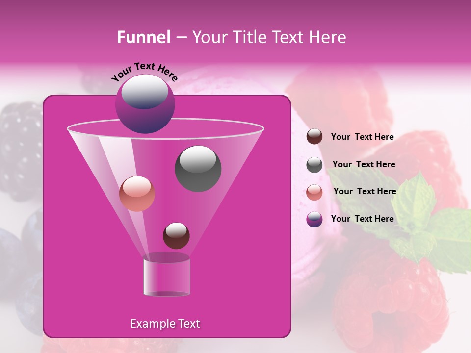 Purple Sweet Fresh PowerPoint Template