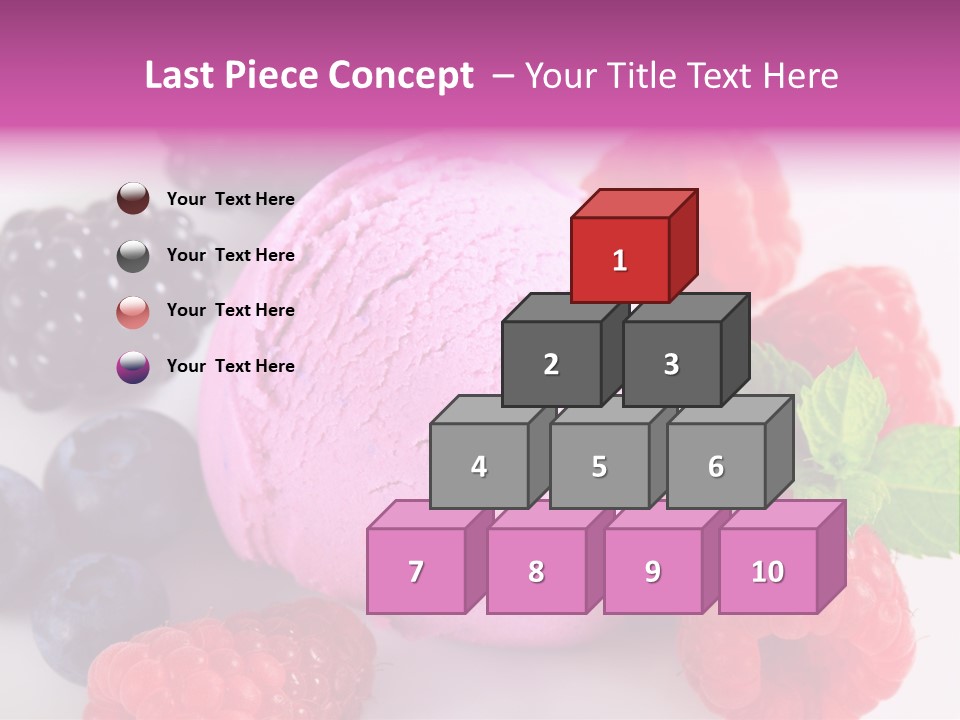 Purple Sweet Fresh PowerPoint Template