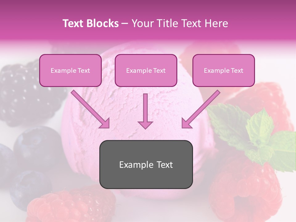 Purple Sweet Fresh PowerPoint Template