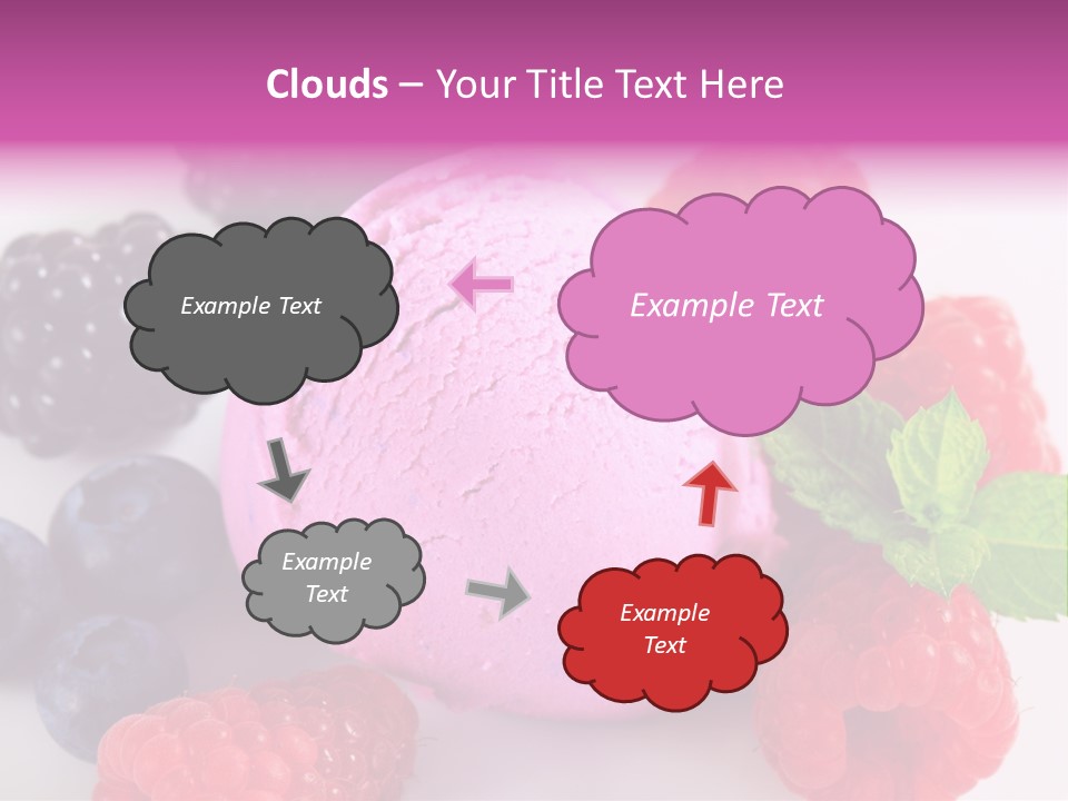 Purple Sweet Fresh PowerPoint Template