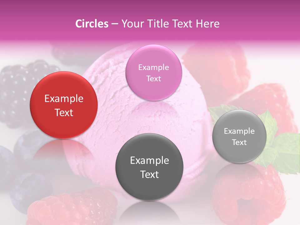 Purple Sweet Fresh PowerPoint Template