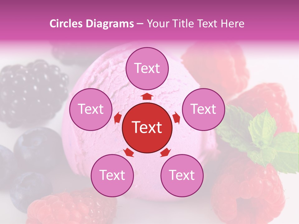 Purple Sweet Fresh PowerPoint Template