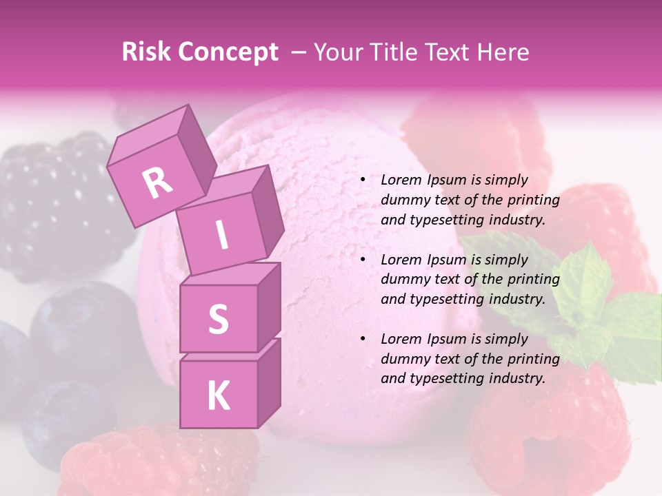 Purple Sweet Fresh PowerPoint Template