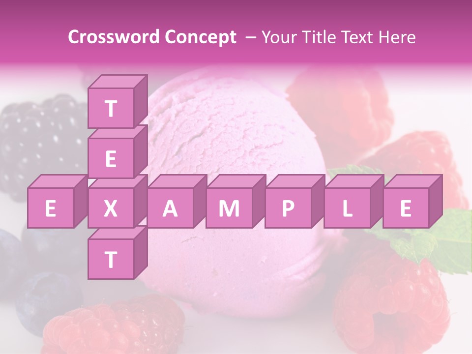 Purple Sweet Fresh PowerPoint Template