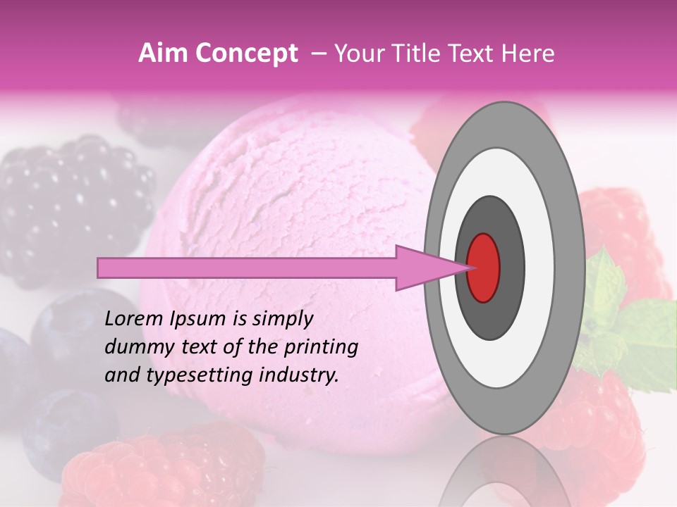 Purple Sweet Fresh PowerPoint Template